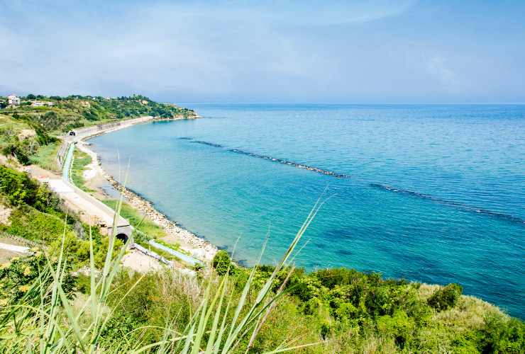 scorcio sulla costa dei trabocchi