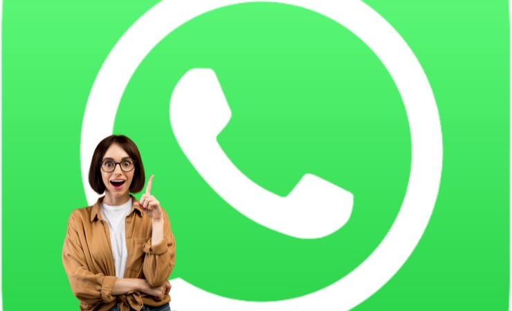 il logo di whatsapp e una persona che ha un'idea