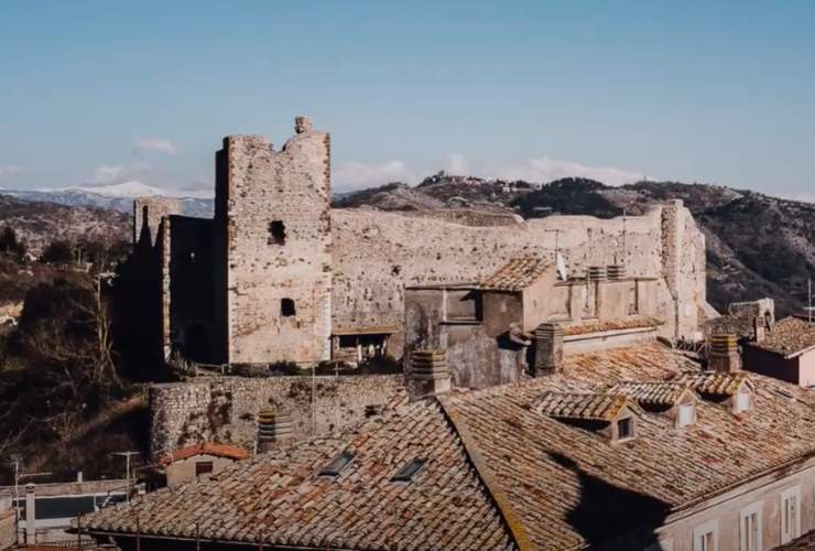 vista su castel san pietro romano