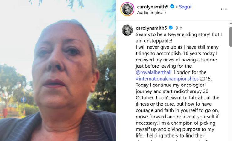 carolyn smith video su Instagram