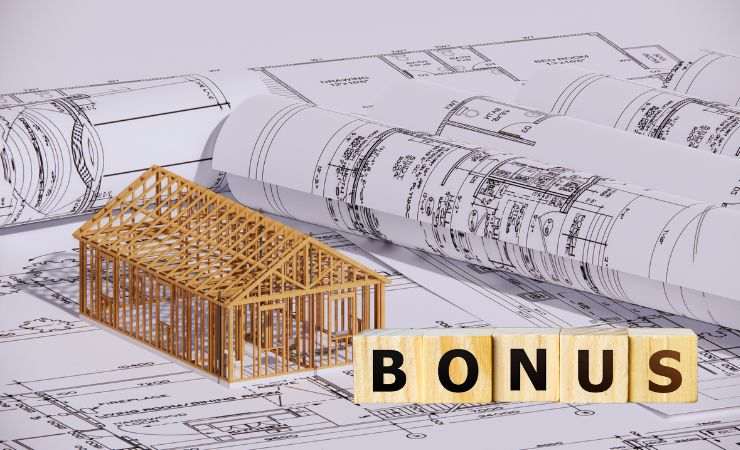 alcuni progetti e la scritta bonus