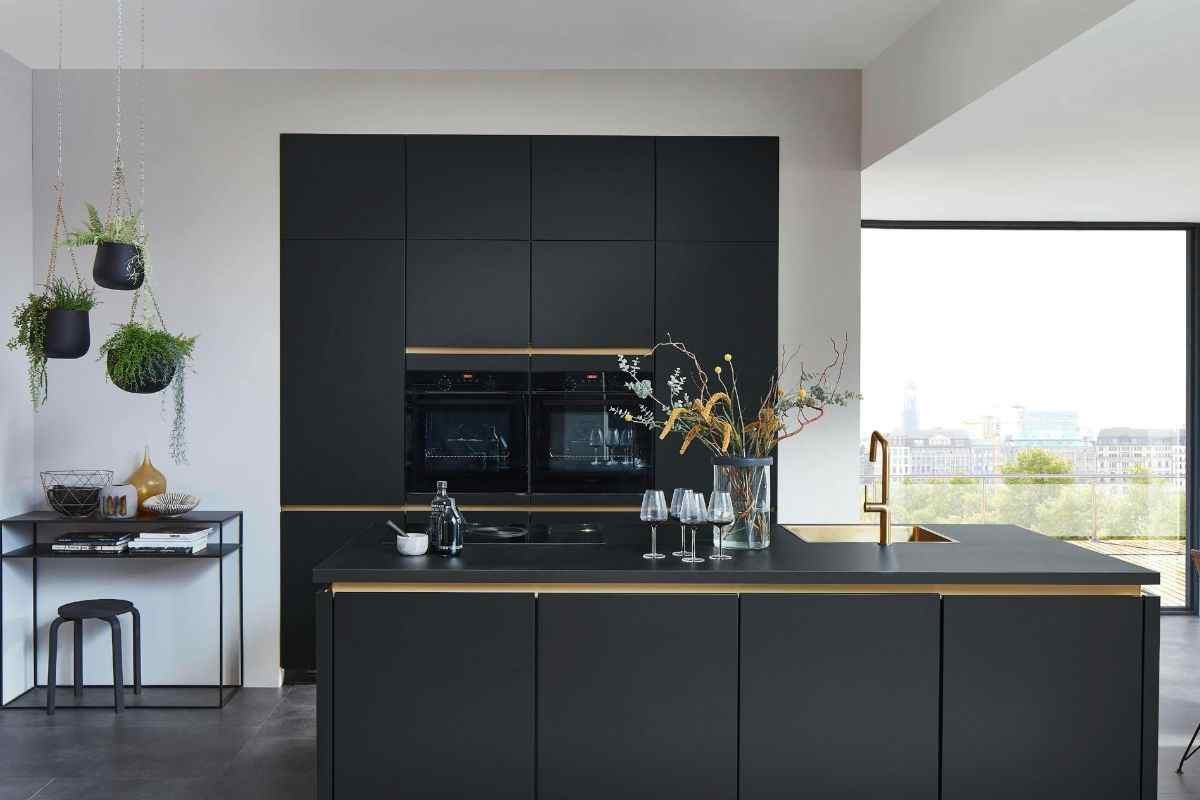 cucina a scomparsa con isola