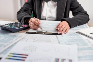 un commercialista al lavoro