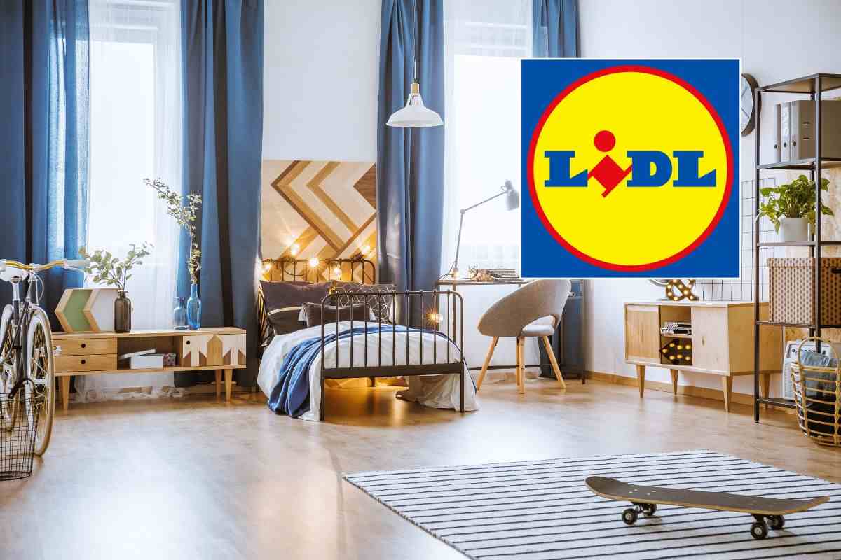 mobili e la scritta LIDL