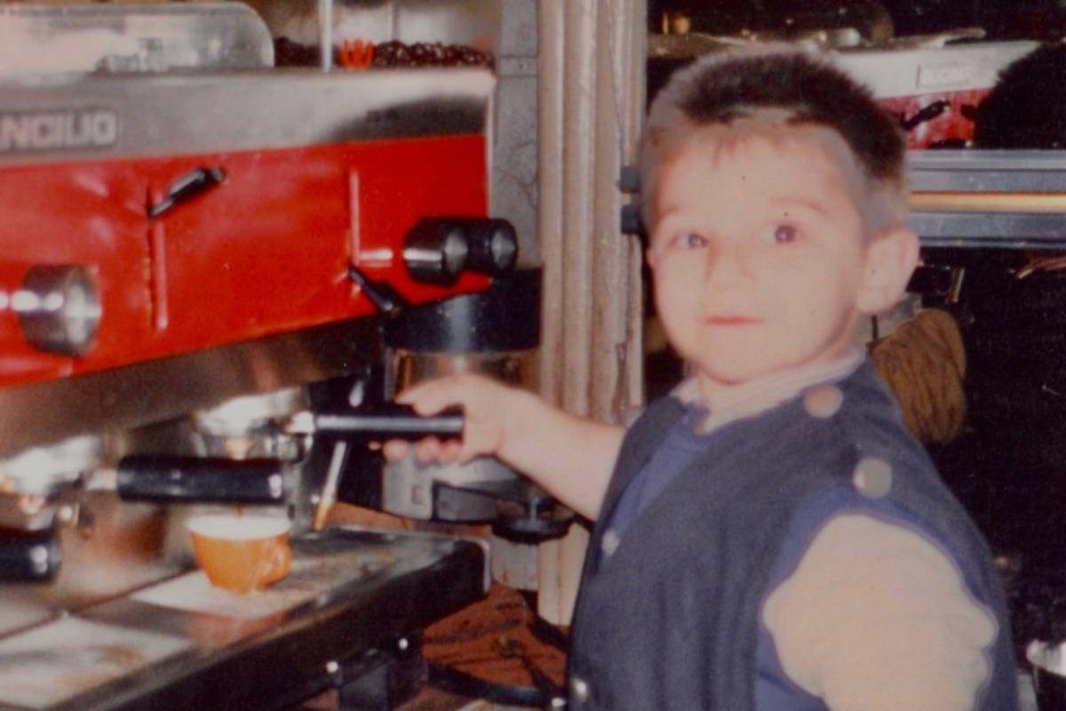 stefano de martino da bambino