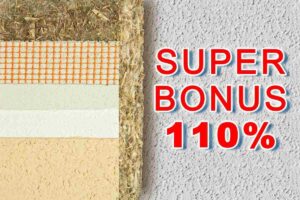 la scritta super bonus 110%