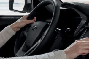 persona alla guida di un suv
